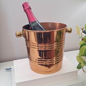 Cubo de hielo portátil, aislado y de acero inoxidable, el más vendido, para enfriar botellas de vino y cerveza, de Wonder Overseas - Product Image 2