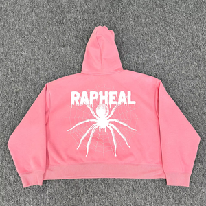 Precio al por mayor, servicio rápido, buena calidad, impresión DTF con tela de felpa 100% algodón, sudaderas con capucha a precio económico para hombre, venta al por mayor. - Product Image 6