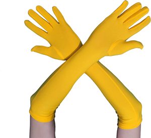 Mitaines extensibles pour femmes, gants de fête, de spectacle, de bar, de danse, de déguisement, longueur 45 cm - Product Image 1