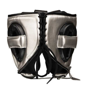 Kickboxing Headgear PU Leather MMA Sparring Helmet with <b>Thick</b> Foam Padding Full Coverage for Boxing MMA Martial Arts - Product Image 2