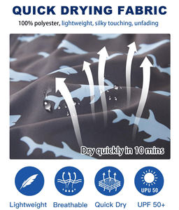 กางเกงชายหาดชายรุ่นใหม่ กางเกงว่ายน้ำสำหรับเล่นเซิร์ฟ ควบคุมความชื้น ใส่ได้ทั้งริมสระและชายหาด พร้อมปรับแต่งขนาดสำหรับผู้ใหญ่ - Product Image 5