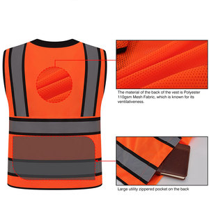 Nouveau gilet de sécurité tendance pour hommes, vêtements de travail en plein air, gilets de sécurité pour la construction avec poches, prix de gros, gilet de protection - Product Image 5