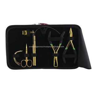 Kit de herramientas de extensión de pelo, alicates de acero inoxidable para estirar el pelo, herramienta de microeslabones, bucle y tijera - Product Image 1