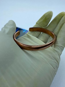Handmade Adjustable Solid <b>Copper</b> Gold Plated Vintage Bangle Traditional Design Cuff for Health Fashion Premium Quality <b>Bracelets</b> - Product Image 4