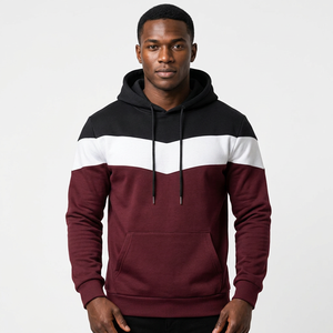 Sudadera con Capucha para Hombre, Diseño Color Block, Corte Regular, Informal, con Bolsillo, para Otoño - Product Image 6
