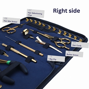 Advanced Professional Stainless Steel Hair Extension Styling Tools <b>Set</b> Fusion Bond Cutter Bead Remover Loop Threader Pliers - Product Image 5