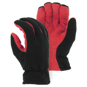 Cowhide Split Leather Men Driving <b>Gloves</b> Warm Winter Full Fleece Lining General Purpose Safety Industrial Work Protection <b>Gloves</b> - Product Image 3