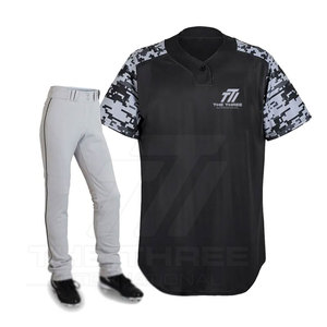 Uniforme de Béisbol para Hombre de Alto Rendimiento, Tejido Transpirable de Secado Rápido, Jersey y Pantalones Cortos que Absorben la Humedad, Servicio OEM, Personalizable - Product Image 4
