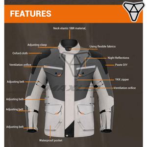 Veste de tourisme urbaine et routière avec coque textile avancée, veste de tourisme longue en textile pour hommes, fabricant direct d'usine, exportation - Product Image 5