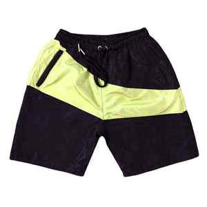 Conjunto de Pantalones Cortos Cortavientos Color Block 2026 Hechos a Medida, de Gran Venta, Estilo Urbano, con Cremallera Completa, de Nylon Transpirable, para Jogging - Product Image 4