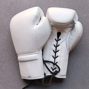 Guantes de Boxeo de Piel Genuina de Primera Calidad con Cordones, Diseña tu Propio Logotipo para Entrenamiento Profesional - Product Image 5