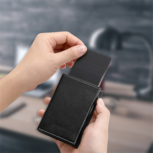 Cartera para Hombre, Producto de Moda Premium, Personalizada, de Cuero de Alta Calidad, Suministro Directo de Fábrica, Ligera, Duradera y Delgada - Product Image 4