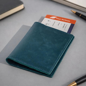 Genuine Leather RFID Passport <b>Wallet</b> Travel Organizer Multiple Passport Holder Family Travel <b>Document</b> Case Custom Logo for sale - Product Image 3