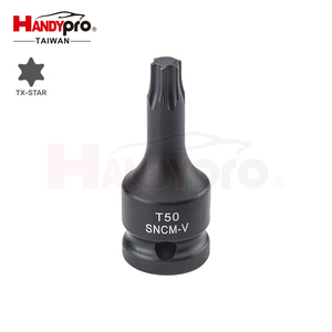 HANDYPRO TX-Star Torx Bit Set T25 T27 T30 T40 T45 T50 T55 T60 T80 SNCM-V Black High Carbon Steel <b>Vehicle</b> <b>Tools</b> Auto Repair - Product Image 4