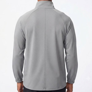 Low Price Men's Quarter Zip Sports <b>Jacket</b> Lightweight Athletic Training <b>Jacket</b> Breathable Activewear Running Fitness Workout Use - Product Image 2