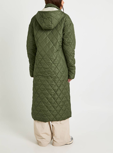 Parka matelassée en coton résistante à l'usure 2026 pour femme, doudoune d'extérieur pour la randonnée et l'alpinisme, avec doublure matelassée et capuche - Product Image 3