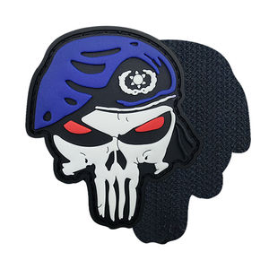 Custom Soft PVC Rubber <b>Patch</b> Waterproof Durable Sew On Hook Loop <b>Patch</b> for Uniform Hat Clothing Jacket <b>Backpack</b> Bag Decoration - Product Image 4