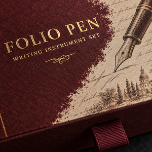 Caja de Embalaje con Cajón Deslizante para Set de Instrumentos de Escritura FOLIO Personalizado - Product Image 3