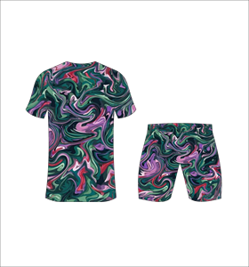 Conjunto de Uniforme de Fútbol Personalizado con Sublimación de Mármol, Transpirable, para Entrenamiento, Venta al Por Mayor, Secado Rápido - Product Image 3