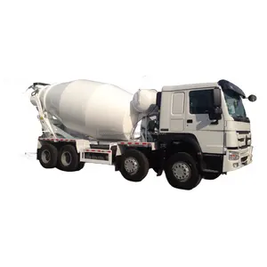 Gloednieuwe Sinotruk Howo 8X4 Betonmixer Vrachtwagen 336hp 371hp 12Wheeler 30cbm Mixer Vrachtwagen