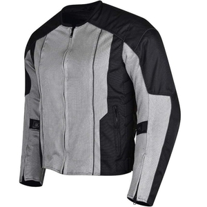 Motorbike Winter <b>Jacket</b> Men Stand Collar Plain Dyed Breathable Mesh Panels CE Approved Armor Detachable <b>Waterproof</b> Lining Zipper - Product Image 3