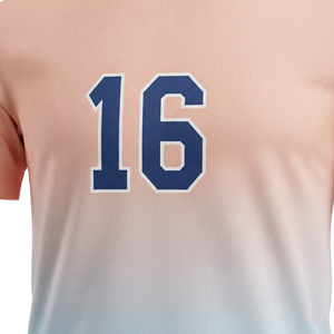 ชุดฟุตบอลแบบสั่งทำพิเศษ ผ้าโพลีเอสเตอร์ 100% ระบายอากาศได้ดี ชุดเสื้อและกางเกงขาสั้นสำหรับทุกเพศ เหมาะสำหรับการฝึกซ้อมทีมระดับพรีเมียม - Product Image 5