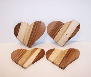 Natural Wooden Coasters for <b>Drinks</b> Handmade Tabletop Heat Resistant Cup Mug <b>Holder</b> Decorative Home Dining Accessories - Product Image 3