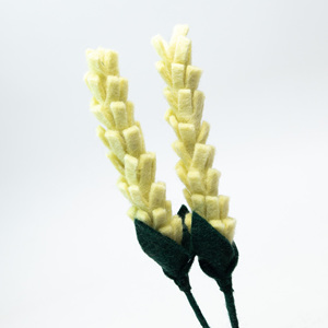 Tallos de Flores de Jacinto de Fieltro Hechos a Mano, Flores Artificiales de Fieltro al por Mayor, Flores Amarillas para Decoración de Primavera, Decoración de Bodas - Product Image 6