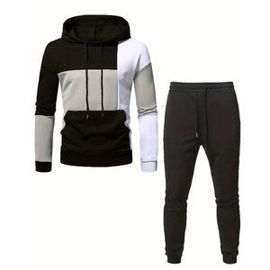 Soft Fabric Hooded Pullover Tracksuit Casual Style Solid Pattern Anti-Bacterial Windproof Features Leading Clothing Suppliers - Product Image 2