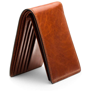 Wholesale Price Long Size Men Women Unisex Leather <b>Wallet</b> High Quality Waterproof OEM Serviced Custom Logo leather <b>Wallet</b> - Product Image 1