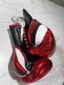 Nouveaux Gants de Boxe MMA de Haute Qualité en Cuir Véritable, Moulés sur Mesure, Imperméables, Protection UV, Logo Personnalisé, Impression Élégante, à Lacets - Product Image 5