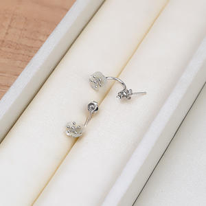 Set de Anillos de Plata S925 con Diseño de Flor y Concha, Inspirado en Song Hye Kyo, para Pendientes, Accesorios DIY, Modelo 1289 - Product Image 4