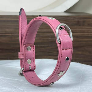 Collar para Mascotas de Cuero Genuino, Venta al Por Mayor, Accesorios de Diseño para Mascotas, Correa Ajustable, Suave y Cómoda para el Cuello, Expo Marzo 2026 - Product Image 4