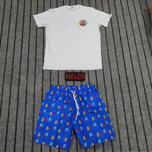 Survêtement Homme Oversize Blanc 100% Coton Respirant Imprimé Été 2026 Style Streetwear - Product Image 2