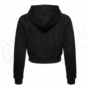 Vente en gros de sweats à capuche en molleton pour femmes, personnalisables en couleur, avec logo personnalisé, grandes tailles, vêtements de sport décontractés - Product Image 2