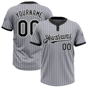 Maillot de baseball personnalisé à impression par sublimation, manches camouflage noires, unisexe adulte, manches courtes, évacuation de l'humidité, coupe classique - Product Image 4