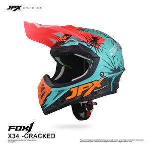 El casco JPX Fox1 Motif X 34 Supermoto Cross ofrece una protección superior y un estilo audaz para la mejor experiencia de motocross. - Product Image 2