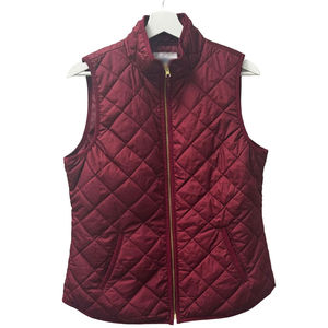 Chaleco Corto Acolchado Personalizado para Mujer, con Logotipo, Cálido, Ligero, de Lona Impermeable, sin Mangas, con Capucha - Product Image 1