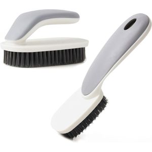 Set di 2 Spazzole Morbide per Bucato, Scarpe e Pulizia del Piano di Lavoro, Strumento per Rimuovere le Macchie in Bagno e in Casa - Product Image 1
