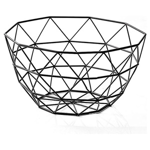 Premium Customized Color Circle Iron Eco-Friendly <b>Foldable</b> Fruit Basket Contemporary Wire Bowl for Dining <b>Table</b> <b>Kitchen</b> Storage - Product Image 4