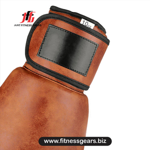 Gants de boxe en cuir 16oz avec fermeture Velcro pour poignet, équipement d'entraînement pour adultes - Product Image 2