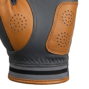 Gants de golf en cuir véritable, respirants, antidérapants, à doigts entiers, avec sangle de poignet réglable, unisexes, pour le sport - Product Image 4