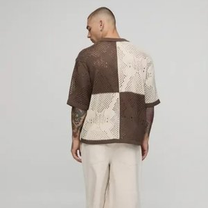 Polo à col montant en coton 100% de 200 g/m² avec logo personnalisé pour hommes, polos de golf brodés de qualité supérieure - Product Image 2