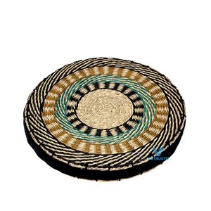 Premium Collection Water Hyacinth Ottoman Handmade Floor <b>Cushion</b> Natural Fiber Home Accessories OEM ODM - Product Image 3