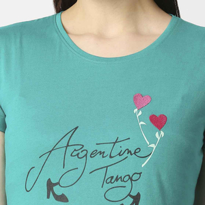Camisetas de manga corta para mujer, camisetas con estampado gráfico DTF, cuello redondo, 100% algodón, camiseta holgada y cómoda de verano - Product Image 2