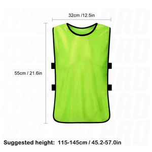 Latest Breathable Soccer Mesh <b>Training</b> Wear Vest Lightweight Quick Dry Football Practice <b>Bib</b> High Quality Durable Sports - Product Image 6