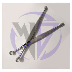 Cureta ósea Volkmann de doble punta, un instrumento quirúrgico manual para raspado óseo y extracción de tejido patológico - Product Image 5