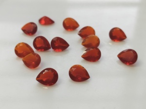 Ópalo de Fuego Natural, Corte Pera de 10x8MM, Gema Natural de la Mejor Calidad para Joyería - Product Image 3