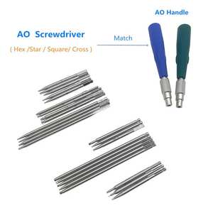 Tournevis à vis osseuses, raccord rapide AO, embout hexagonal en étoile, instruments chirurgicaux orthopédiques, kit orthopédique en acier SURGINEXA - Product Image 6