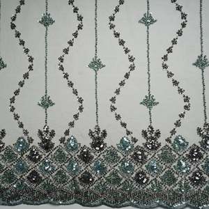 Wholesale Custom Net Embroidery <b>Polyester</b> <b>Fabric</b> Lightweight Sheer Mesh for Bridal Wear Fashion Dress and Home Decoration - Product Image 5